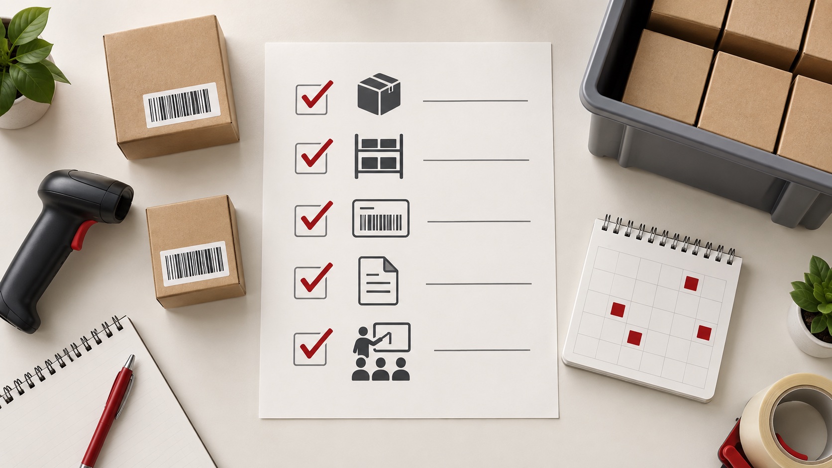 Checklista wdrożenia: produkty, magazyn, wysyłka, dokumenty i szkolenie zespołu